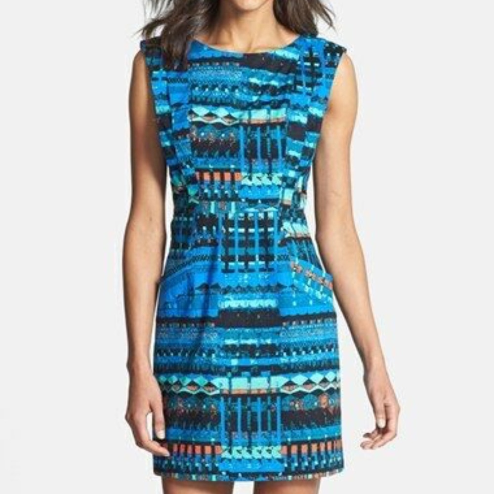 PLENTY BY TRACY REESE VANESSA SHEATH DRESS SIZE 4